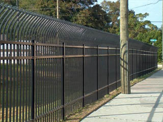 鐵藝圍欄(單向彎頭)